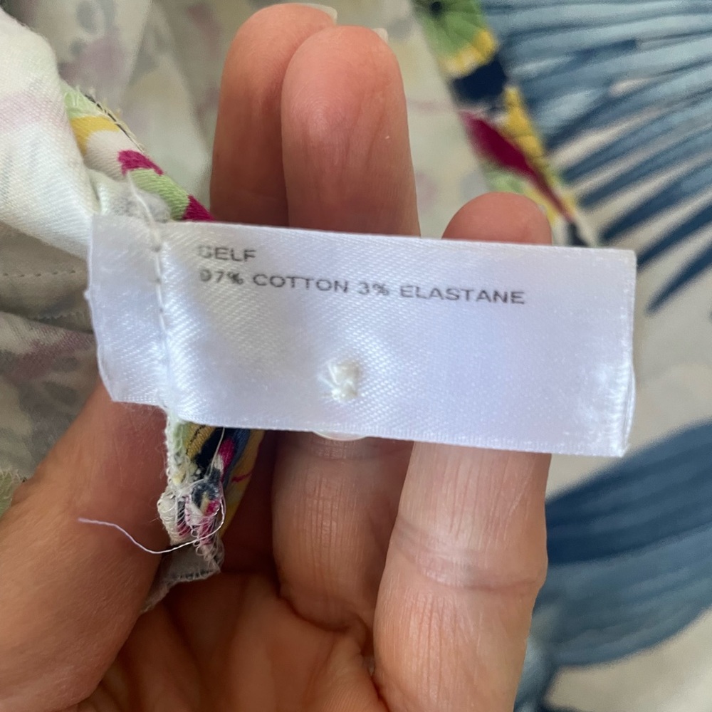 Carolina Herrera Button Down Multicolor Dress Cot… - image 8